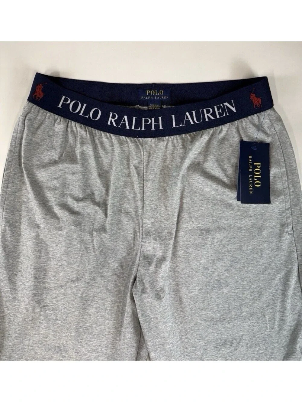 New Polo Ralph Lauren Men's M Mercerized Cotton Logo Waist Pajama/Lounge/Jogger